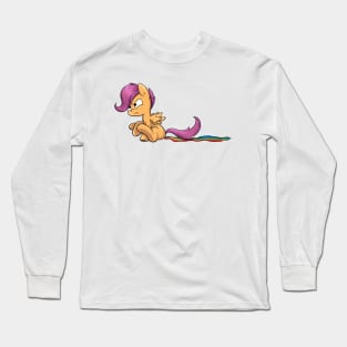 Poop Scoot Long Sleeve T-Shirt